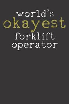 Paperback Notebook: Dot Grid Dotted 6x9 120 Pages Forklift Operator Forklift Driver Vintage Gift Book