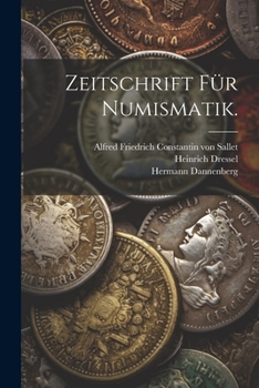 Paperback Zeitschrift für Numismatik. [German] Book