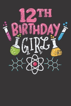 Paperback Notebook: Vintage Future Scientist 12th Birthday Gift Dot Grid Dotted 6x9 120 Pages Book