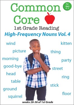 DVD Common Core 1st Grade High-Frequency Nouns - Volume 4 Book