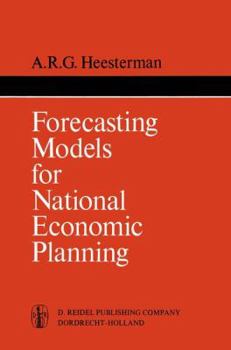 Paperback Forecasting Models for National Economic Planning Book