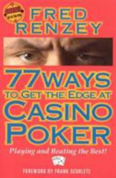 Paperback 77 Ways to Get the Edge at Casino Poker Book