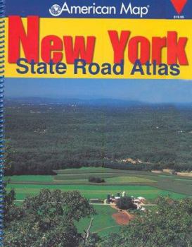 Spiral-bound New York State Road Atlas Book