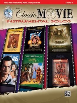 Paperback Classic Movie Instrumental Solos for Strings: Viola, Book & Online Audio/Software Book
