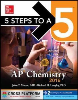 Paperback 5 Steps to a 5 AP Chemistry 2016, Cross-Platform Edition Book