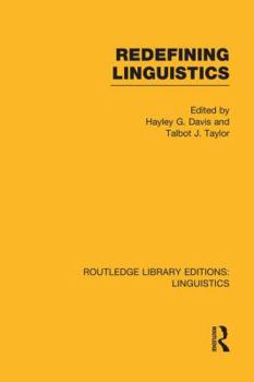 Redefining Linguistics - Book  of the Routledge Library Editions: Linguistics