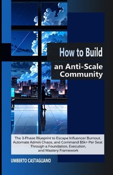 How to Build an Anti-Scale Community: The 3-Phase Blueprint to Escape Influencer Burnout, Automate Admin Chaos, and Command $5k+ Per Seat Through a ... Marketing: The Community Playbook)