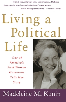 Paperback Living a Political Life: One of America's First Woman Governors Tells Her Story Book