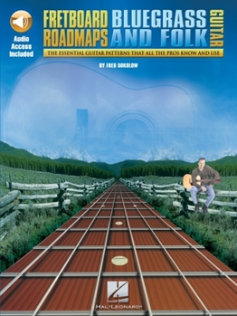 Paperback Fretboard Roadmaps - Bluegrass and Folk Guitar Book/Online Audio Book