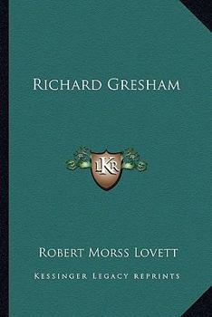 Paperback Richard Gresham Book