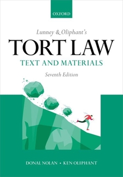 Paperback Lunney and Oliphants Tort Law 7th Edition Book