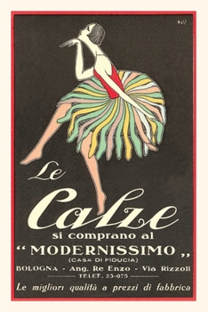 Paperback Vintage Journal Modernissimo Calze Flapper Book