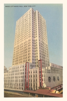 Paperback Vintage Journal Radio City Music Hall, New York City Book