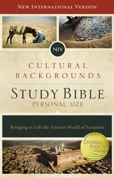 Hardcover NIV, Cultural Backgrounds Study Bible, Personal Size, Hardcover, Red Letter Edition: Bringing to Life the Ancient World of Scripture Book