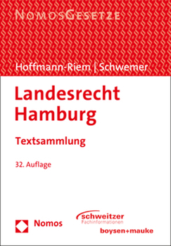 Paperback Landesrecht Hamburg: Textsammlung - Rechtsstand: 1. September 2022 [German] Book