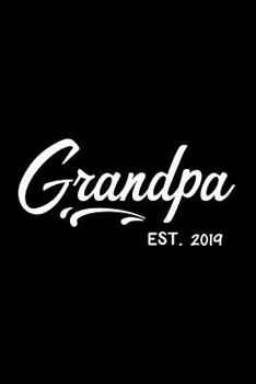 Paperback Grandpa - Est. 2019: Cornell Notes Notebook - New Grandpa Gift - For Writers, Students - Homeschool Book