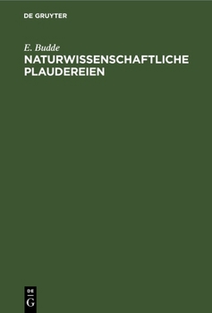 Hardcover Naturwissenschaftliche Plaudereien [German] Book