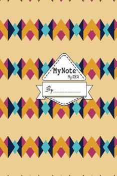 Paperback Notebook: My Note My Idea: 8 x 10, 110 pages: Boho Pattern 2 Book