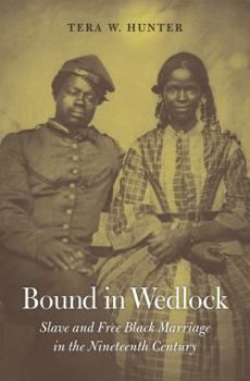 Hardcover Bound in Wedlock: Slave and Free Black Marriage in the Nineteenth Century Book