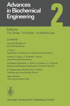Paperback Advances in Biochemical Engineering 2 Book