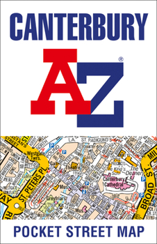 Hardcover Canterbury Pocket Street Map Book