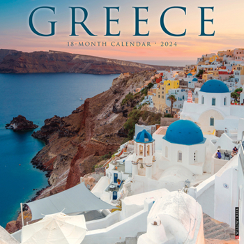 Calendar Greece 2024 12 X 12 Wall Calendar Book