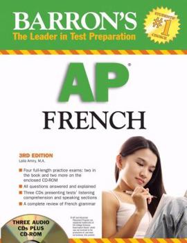 Paperback Barron's AP French with Audio CDs [With CDROM and 3 CDs] Book