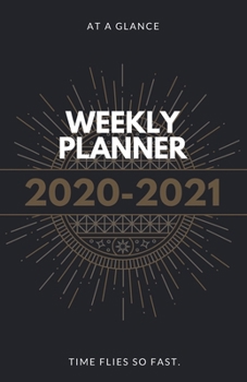 Paperback At a Glance 2020-2021 Weekly Planner Time Flies So Fast: New Years 2 Year / 24 Month Pocket Planner for Purse - Jan 2020 - Dec 2021 Calendar - Size: 5 Book