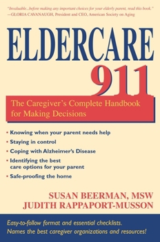 Paperback Eldercare 911 Book