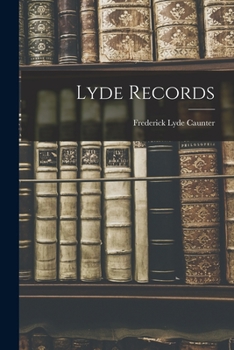 Paperback Lyde Records Book