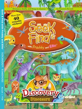 Paperback Seek & Find with Freddy and Ellie®, Discovery - Dinosaurs Book