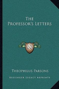 Paperback The Professor's Letters Book