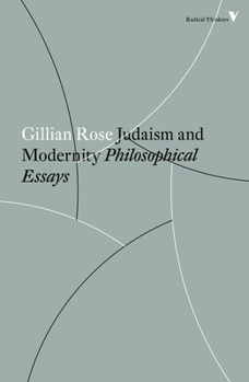 Paperback Judaism and Modernity: Philosophical Essays Book