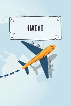 Haiti: Dotted Travel Diary Notebook or Journey Dotted Grid Journal - Holiday Trip Pocketbook for Men and Women with Dots
