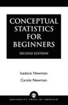 Paperback Conceptual Statistics for Beginners Book