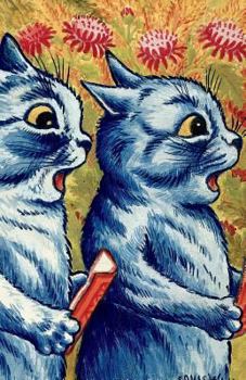 Journal: Three Cats Singing : Lined Journal, 120 Pages, 5. 5 X 8. 5, Louis Wain Art, Whimsical Journal, Cat Journal, Notebook, Diary, Soft Cover, Matte Finish