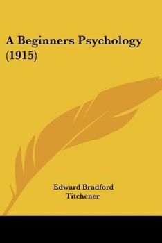 Paperback A Beginners Psychology (1915) Book