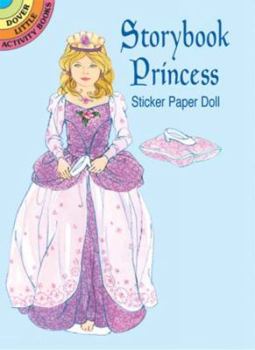 Paperback Storybook Princess Sticker Paper Doll Book