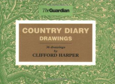Paperback Country Diary Drawings: 36 Drawings by Clifford Harper Book