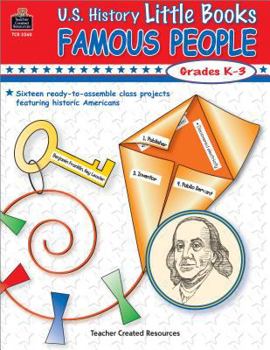 Paperback U.S. History Little Books: Famous People Book