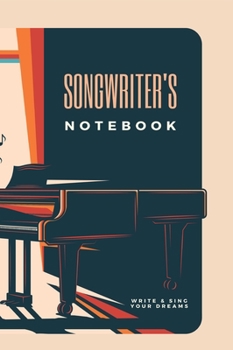 Hardcover Songrwriter's notebook: Blank Sheet Music Composition Manuscript Staff Paper Art Music Notebook 100 Pages Book