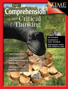 Paperback Comprehension and Critical Thinking Grade 1 [With CDROM] Book