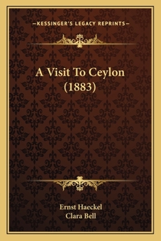Paperback A Visit To Ceylon (1883) Book