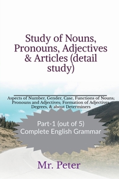Paperback Study of Nouns, Pronouns, Adjectives & Articles (detail study) Book