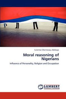 Paperback Moral reasoning of Nigerians Book