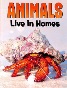 Paperback Animals Live in Homes (Animal Societies) Book