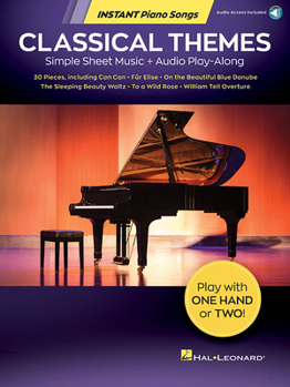 Misc. Classical Themes - Instant Piano Songs Book/Online Audio Book