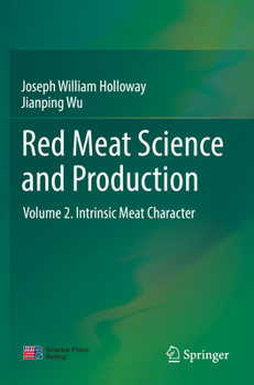 Paperback Red Meat Science and Production: Volume 2. Intrinsic Meat Character Book