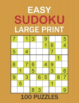 Paperback Easy Sudoku Large Print: Sudoku Puzzle Book for Kids Ages 4-8 [Large Print] Book