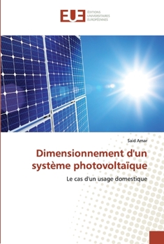Paperback Dimensionnement d'un système photovoltaïque [French] Book
